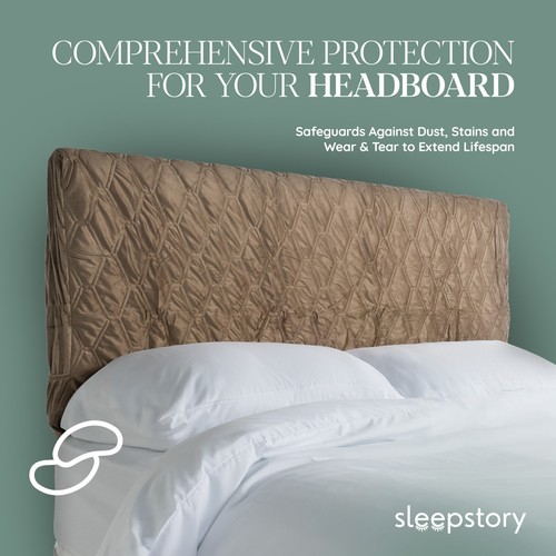 Double bed headboard cover - double,