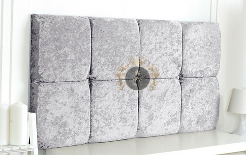 Crushed velvet headboard - crushed,