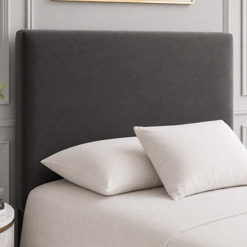 Plain headboard padded plush - headboard,