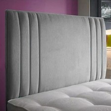 Lined Headboard Plush Velvet