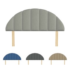 Linen Curved Panel Headboard