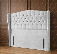 Plush Velvet Curved wing