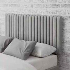 Modern Headboard Plush Fabric