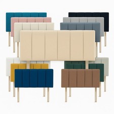 Headboard Plush Fabric Padded