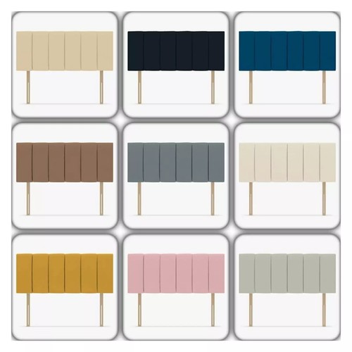 Lined headboard padded plush - headboard,