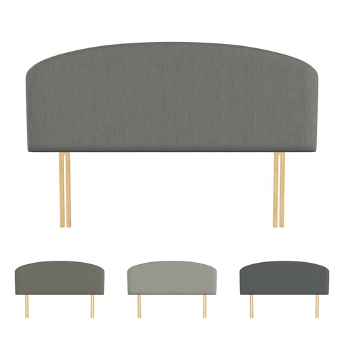 Linen curved plain - curved,